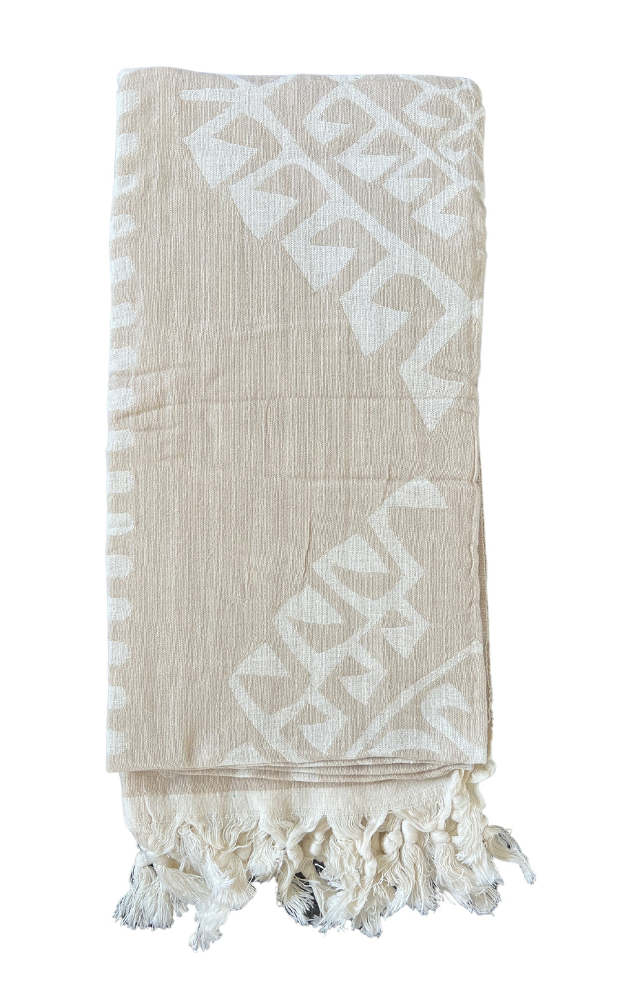 Sand Aztec Turkish Towel