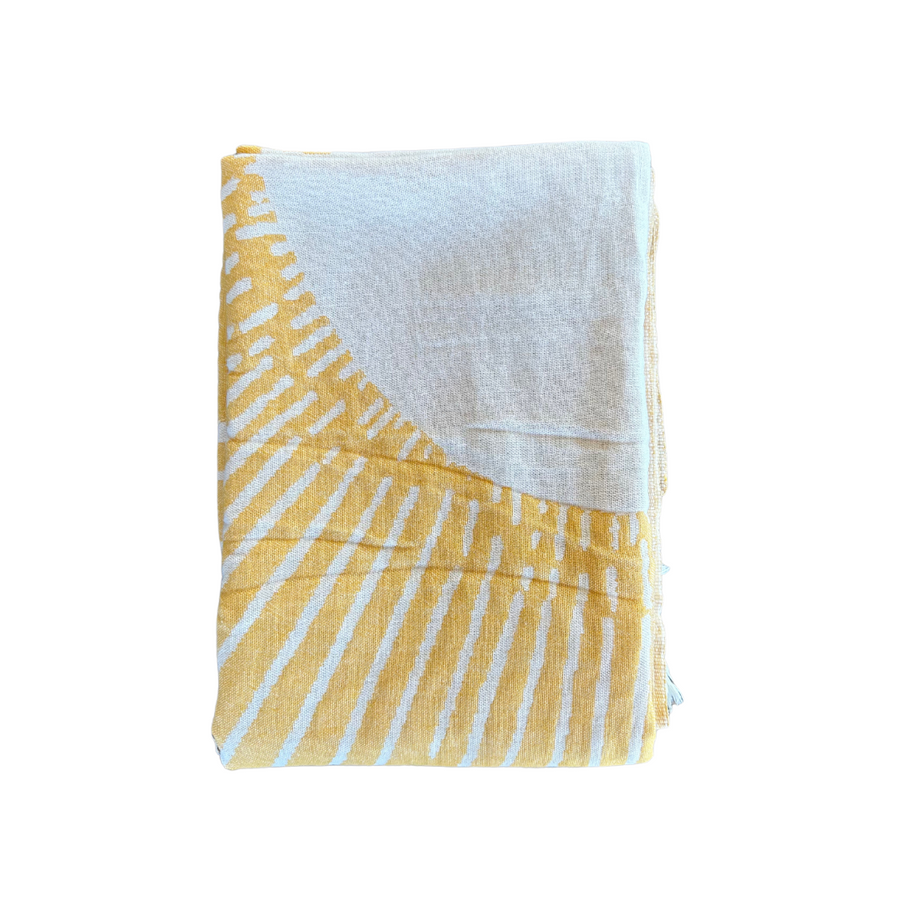 Yellow Sun Turkish Towel