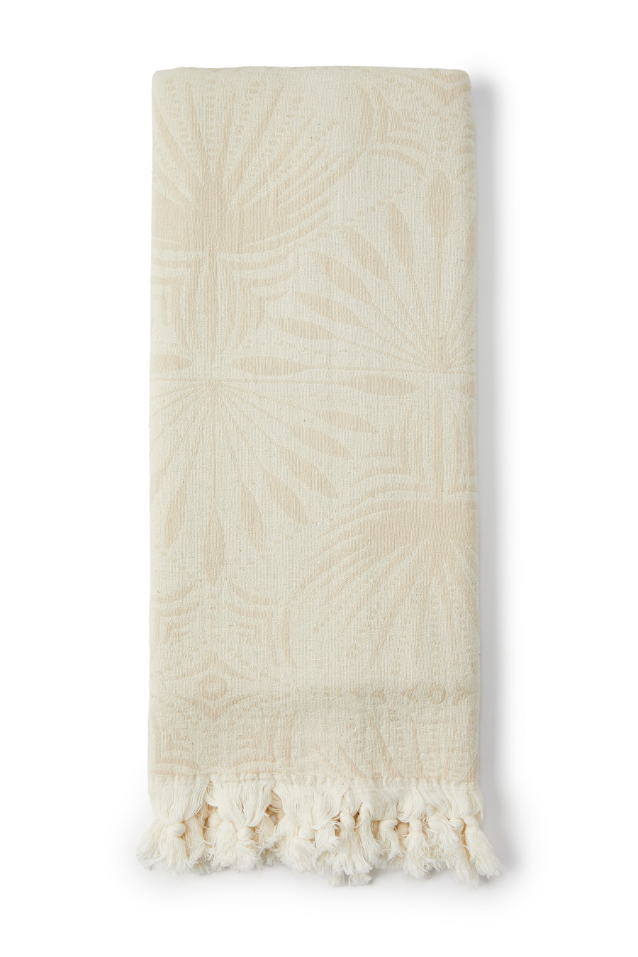 Frond Pattern Turkish Towel