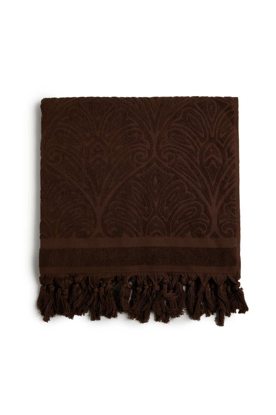 Brown Cotton Traveller Terry Towel