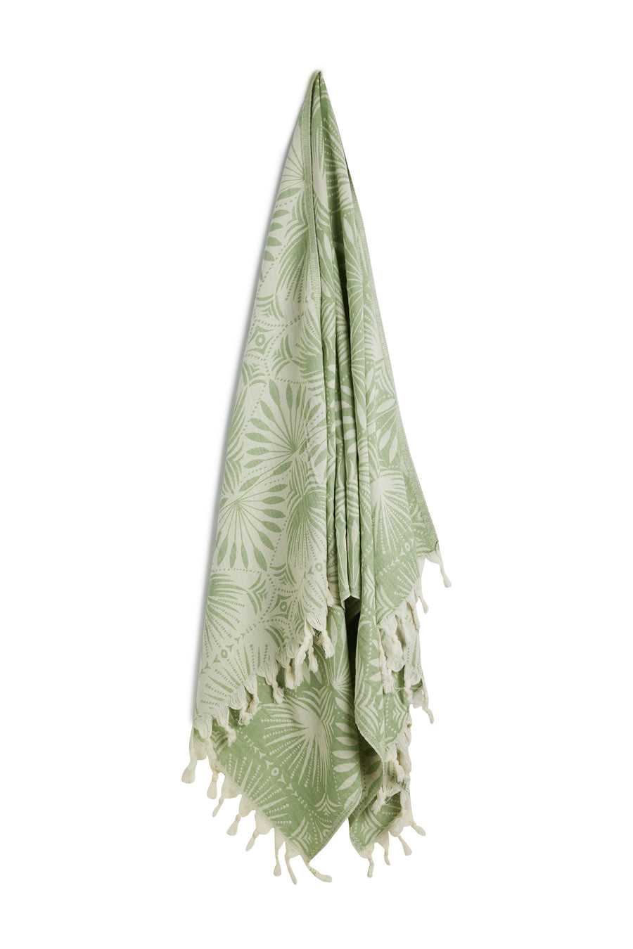 Frond Pattern Turkish Towel