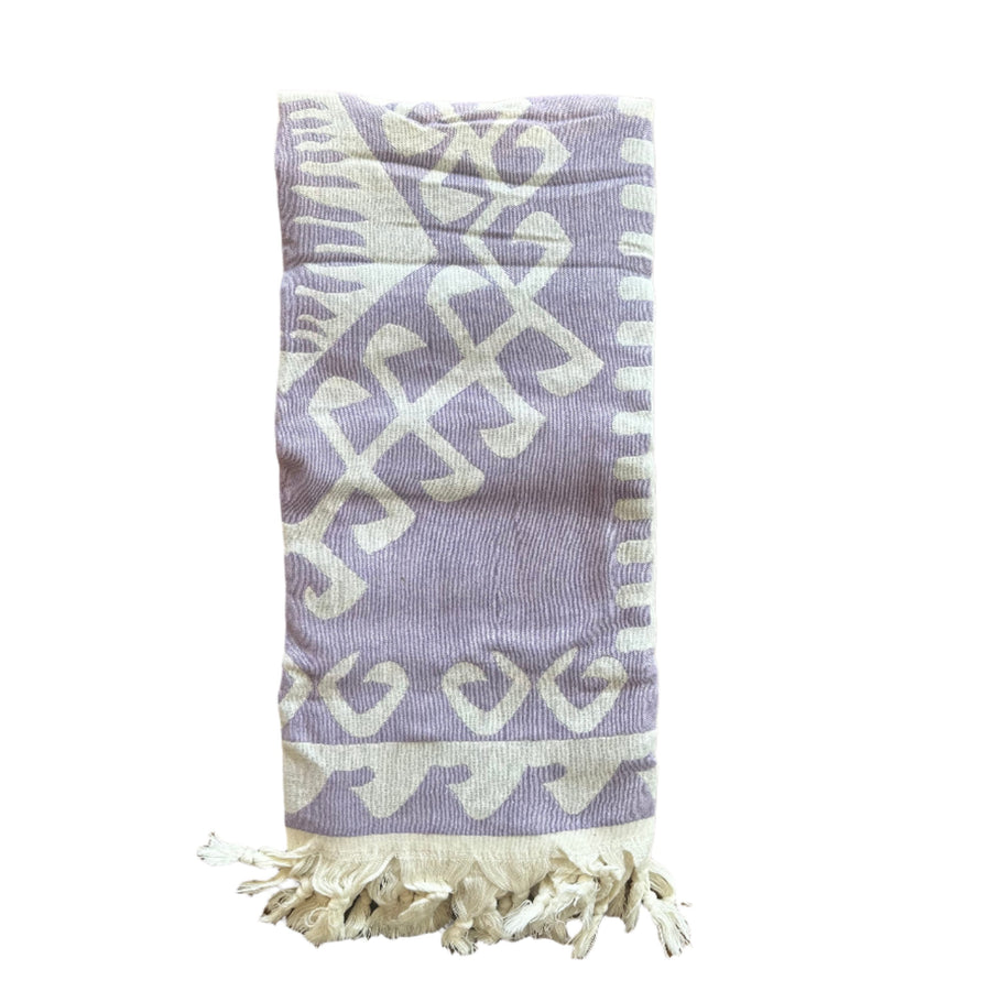Purple Aztec Turkish Towel