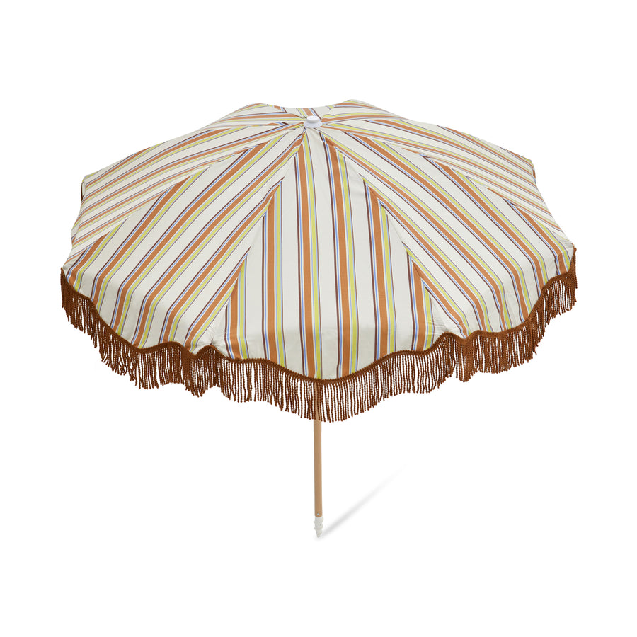 Vintage Stripe Beach Umbrella