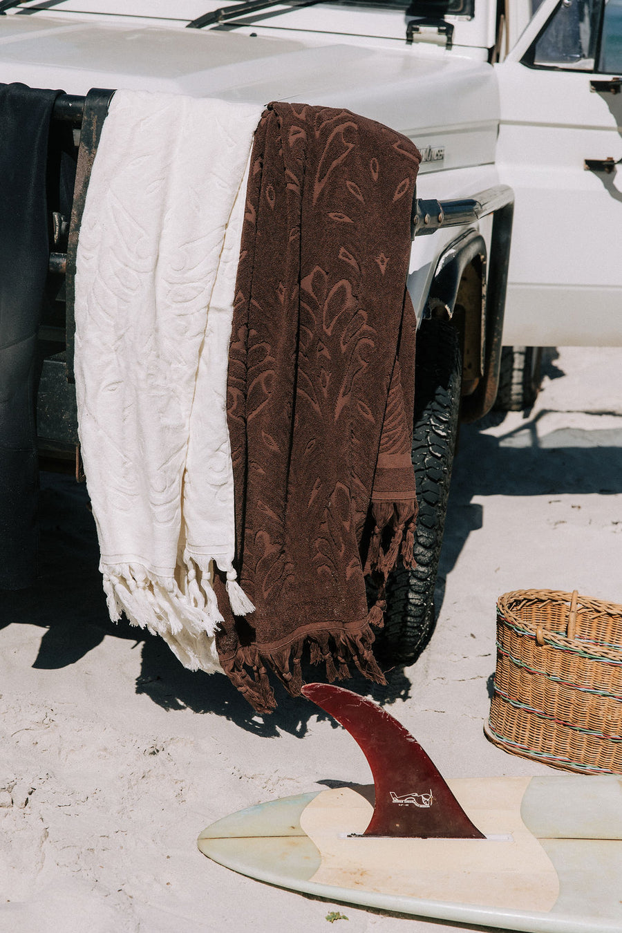 Brown Cotton Traveller Terry Towel