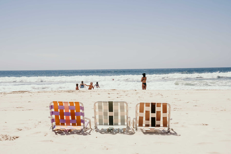Coffee Recline Beach Chair