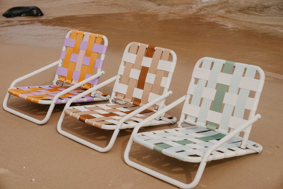 Lilac Recline Beach Chair