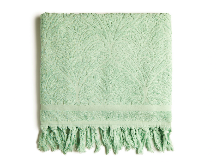 Gossamer Green Cotton Terry Towel
