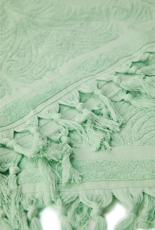Gossamer Green Cotton Terry Towel
