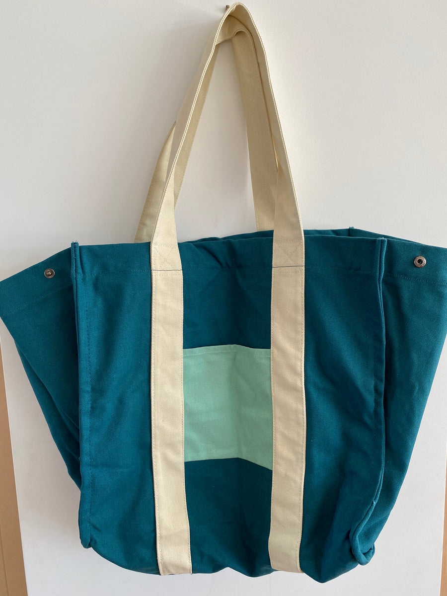 Saltbush Oversized Canvas Beach Bag LAST STOCK