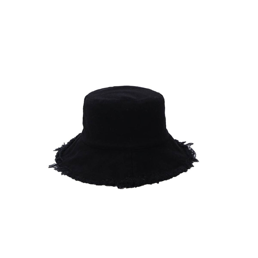 Cotton Frayed edge Bucket Hat