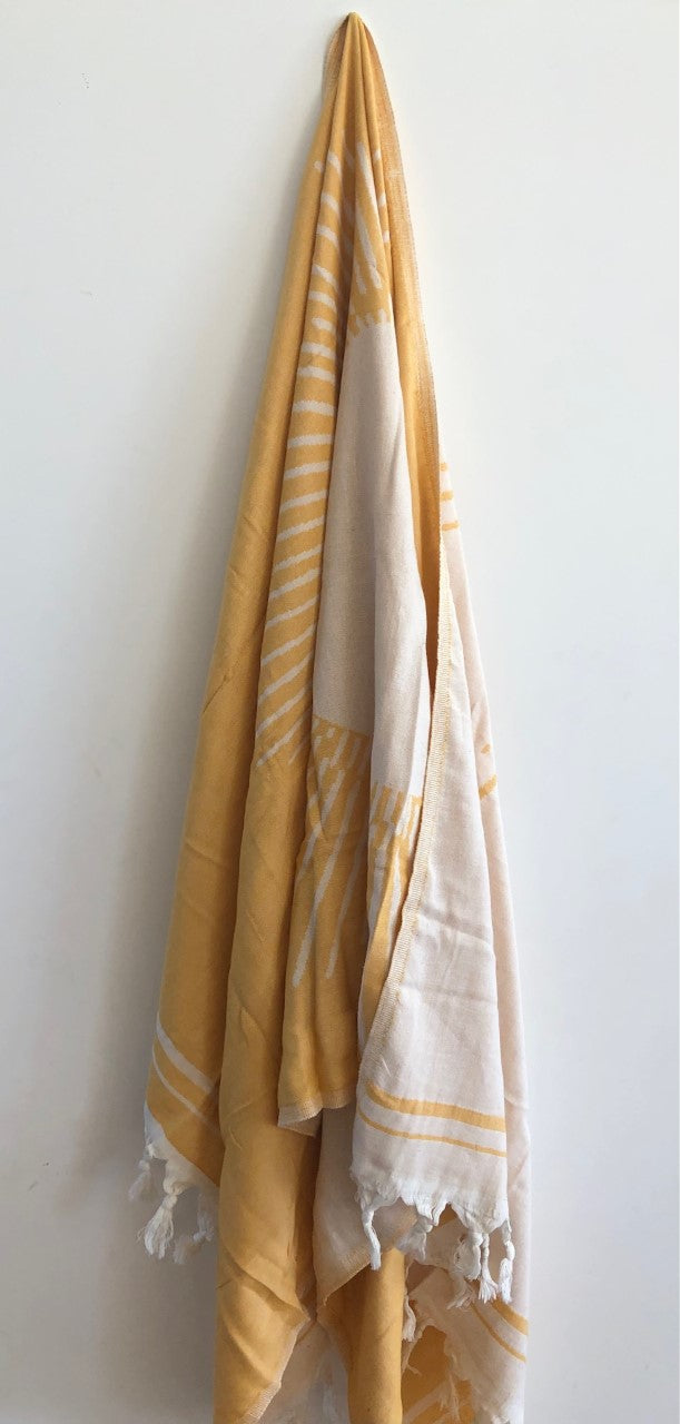 Yellow Sun Turkish Towel